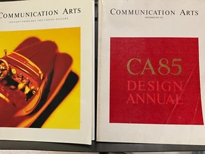 Communication Arts Magazine DESIGN and ADVERTISING -NOV. 1985 & JAN./FEB.1993 - Picture 1 of 3