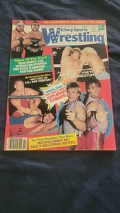 1985 Victory Sports wrestling magazine nice shape Lou Albano/Cindy Lauper poster - Picture 1 of 11