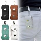 Small Golf Ball Storage Pouch PU Leather Golf Protective Bag  Golf Sports