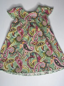 Vera Bradley Baby Floral Dress Size 9-12 Months 100% Cotton - Picture 1 of 4