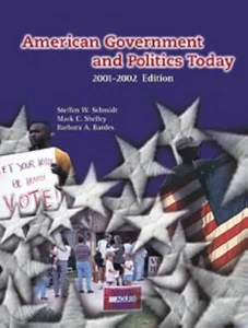American Government and Politics Today 2001-2002 Edition Non info trac Wadsworth - Imagen 1 de 1