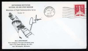 Jim Irwin JSA Coa Signed 1974 FDC First Day Cover Cache Autograph - Picture 1 of 2