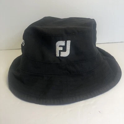 DRYJOYS FootJoy FJ Negro M Sombrero Cubo Golf Ligero Secado Rápido Viaje Embalable Foto 1 de 4