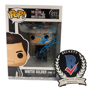 Funko Pop 813 BAS Firmado Auto El Halcón y el Soldado de Invierno - Imagen 1 de 2