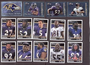 2012 Baltimore Ravens Set de pegatinas Ray Lewis Joe Flaco y Caña Haloti Ngata Rice - Imagen 1 de 1