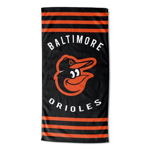 New MLB Baltimore Orioles Beach Towel Bath 30'' x 60" Licensed Cover