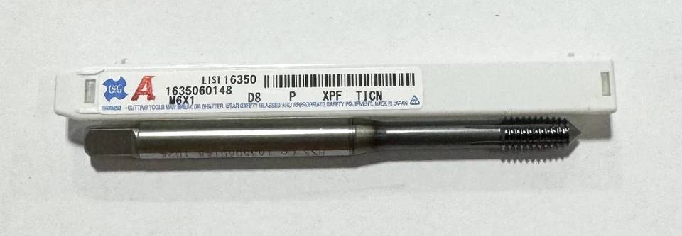 OSG M6 x 1mm Cobalt Thread Forming Plug Tap 6H TiCN Coated - Image 1 of 1
