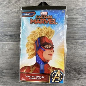 Captain Marvel Hero Mask Marvel Avengers Assemble Halloween Costume - Picture 1 of 8