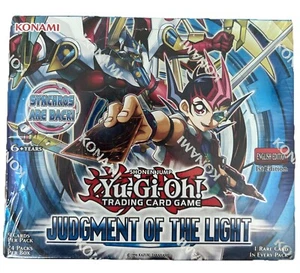 YUGIOH JUDGMENT OF THE LIGHT 1ST EDITION JOTL Factory Sealed Booster Box, 24 pks - Picture 1 of 8