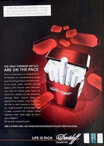 2008 DAVIDOFF Cigarettes Life is Rich Original PRINT AD - Picture 1 of 1
