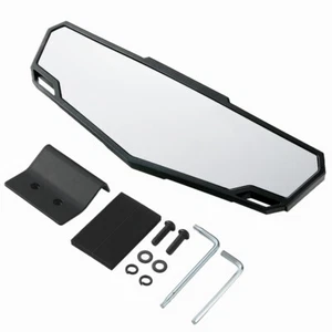 UTV Center Rear View Mirror For Polaris Ranger 570 900 1000 Crew/Can Am Defender - Picture 1 of 7