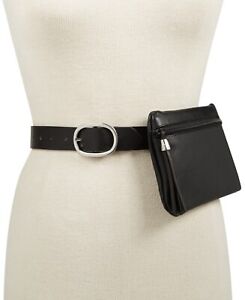 MSRP $45 Inc International Concepts Tassel Fanny Pack Black Size Small