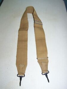 WWII U.S. Army Khaki Musette Bag Utility Shoulder Strap Dated