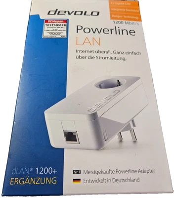 Adaptador devolo dLAN 1200+ Single Powerline sin usar - Imagen 1 de 2