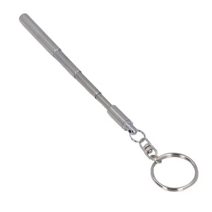 Edelstahl Einziehbarer Taschenstift Einfache Metall Schlüsselanhänger - Afbeelding 1 van 23