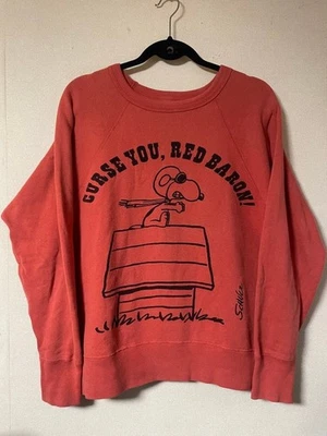 WAREHOUSE Snoopy Reprint Sweatshirt Mens M Vintage Used - Image 1 of 3