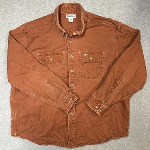 Carhartt Herren Button Down Hemd Relaxed Fit Flanell kariert Langarm 2XL Pearl - Bild 1 von 5