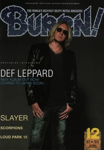 BURRN! Dec 2015 DEF LEPPARD Cover - Self-Titled Album, Joe Elliott Interview - Picture 1 of 1
