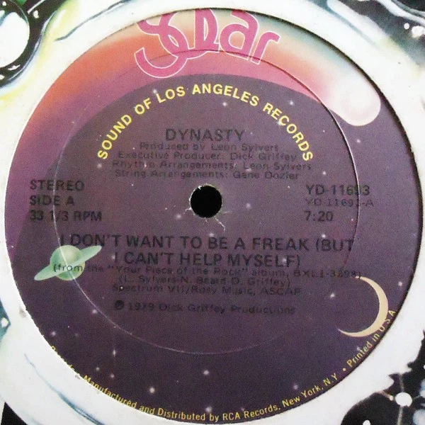 Dynasty - I Don't Want To Be A Freak (But I Can't Help Myself) (12") (Very Good  - Image 1 of 1