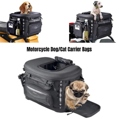 Motorcycle Dog Carrier Bags Portable Pet Carrier Pet Travel Bag Cat Carrier Bag - Image 1 of 4