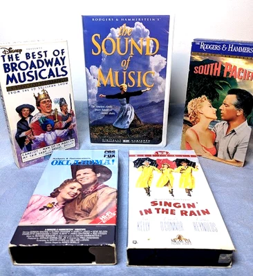 Golden Age Musicals VHS Lot – Sound of Music, South Pacific, Singin’ in the Rain - Image 1 of 3