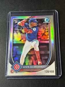 2025 Bowman Chrome Kevin Alcantara RC Cubs Refractor /499 - Picture 1 of 2