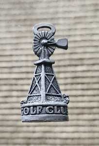 BOLSA DE GOLF VINTAGE HILL COUNTY CLUB DE GOLF ESTAÑO MOLINO DE VIENTO ETIQUETA - SAN ANTONIO TEXAS - Imagen 1 de 3