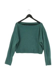 & Other Stories Women's Jumper M Green Acrylic with Polyester, Wool Pullover - Picture 1 of 6