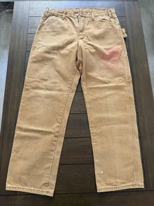 Dickies Arbeitshose Herren 34x32 Doppelknie Carpenter Utility Distressed Lack - Bild 1 von 8