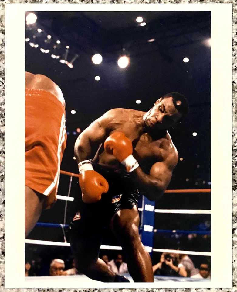 1987 Mike Tyson “Tyson Becomes The Undisputed Champion” Type 1 Original Photo - Image 1 of 2