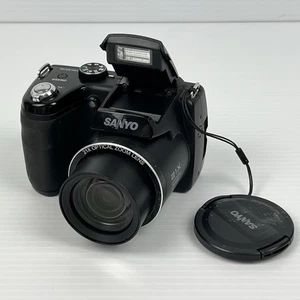 SANYO VPC-E2100 14MP 21x Zoom Digital Camera *WORKING* Cosmetic Flaws - Picture 1 of 24