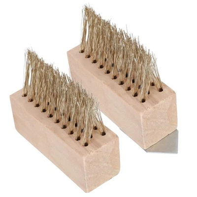  2 STÜCKE Unkraut Entferner Pinsel Praktische Moss Removing Pinsel - Bild 1 von 4