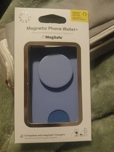 Portefeuille téléphone magnétique Popsockets + PERVENCHE PROFONDE - - Photo 1 sur 1