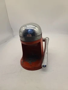 Retro Rival Juice O Mat Tilt Top Hand Operated Juicer w/ Original Paint Red - Picture 1 of 8