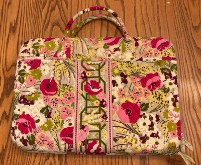 "Funda rígida portafolio para computadora portátil Vera Bradley/bolsa de viaje en 'Make Me Blush' - 16""/11""" Foto 1 de 4