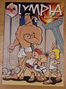 Mosaik Abrafaxe Variant Olympia Sonderheft in A4 limitiert hier 67/999 Autogramm - Bild 1 von 8