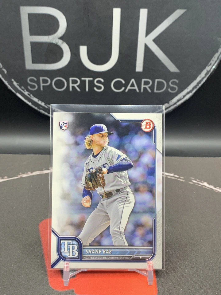 2022 Bowman (paper) #90 Shane Baz - Tampa Bay Rays RC - Image 1 of 1