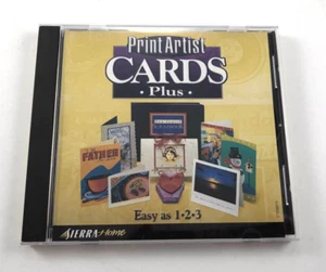 PRINT ARTIST CARDS PLUS PC WIN 95/98 - Picture 1 of 3