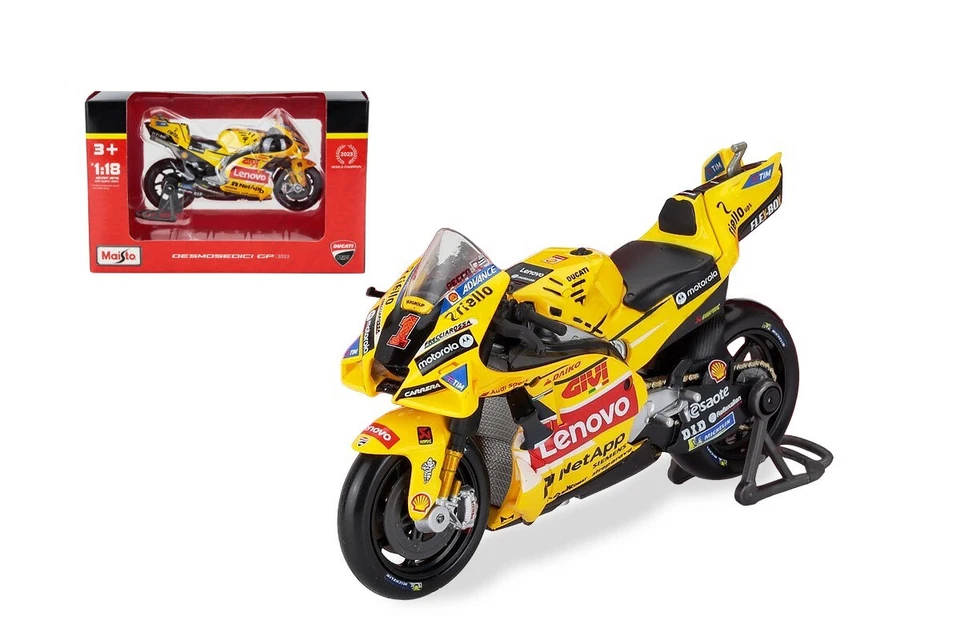 Ducati GP23 Francesco Bagnaia - Livrea speciale Misano MotoGP 2023 1:18 Maisto - Immagine 1 di 1