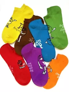 M&M'S FAMILY ANKLE SOCKS UNISEX EXTRA SOFT NOVELTY SOCKS UNISEX ADULTS KID SOCKS - Picture 1 of 5
