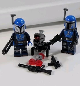 LEGO Star Wars Mandalorian Warriors Minifigures + Extras! Lot of x2 From 75373 - Picture 1 of 8