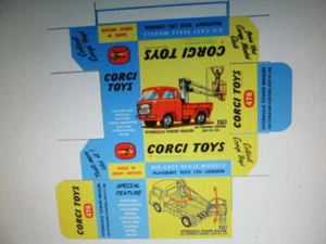 REPRO CORGI HYDRAULISCHER TURMWAGEN Nr. 478 NUR BOX - Bild 1 von 1