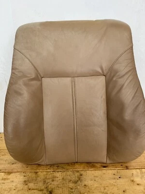1995-2001 BMW 740i 740iL E38 Front Right or Left Upper Seat Back Leather OEM - Image 1 of 4