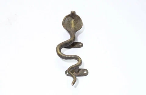 Antique Door Handle Snake Shaped Serpent Door Puller Home Decor Vintage Rare Cover