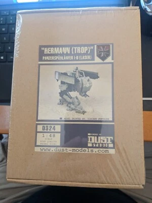 DUST TACTICS HERMANN (TROP) P-D324 : HERMANN (TROP) Panzerspahlaufer Heinrich - Image 1 of 4