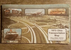Vintage Map 1973 Ohio Tranportation Map - Picture 1 of 7