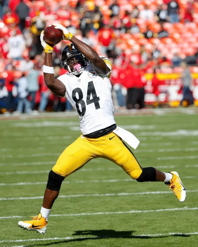 Impresión fotográfica brillante Antonio Brown #84 Pittsburgh Steelers NFL 8"X10" 14 Foto 1 de 1