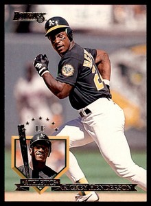1995 DONRUSS RICKEY HENDERSON OAKLAND ATHLETICS #305