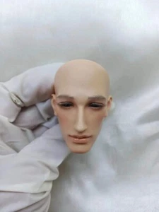1/4 BJD Puppe Junge David Kuncci nur Kopf hellbraune Haut - kostenloses Gesicht Make-up + Augen - Bild 1 von 4