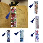 Flower Leather Tassel Bookmark 5d Diamond Painting Embroidery Girl DIY Art Craft